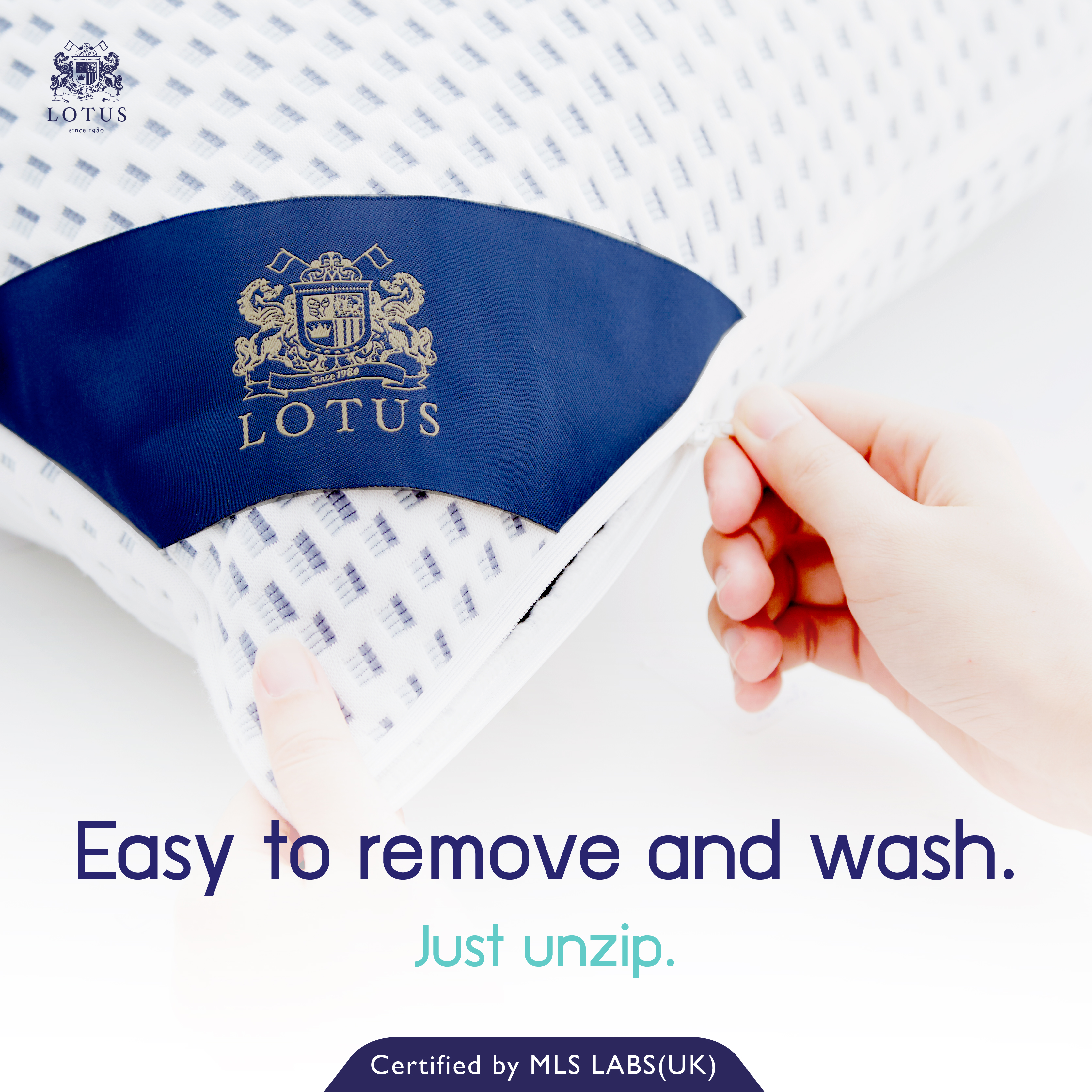 Viroclean Pillow Case Brand:Lotus