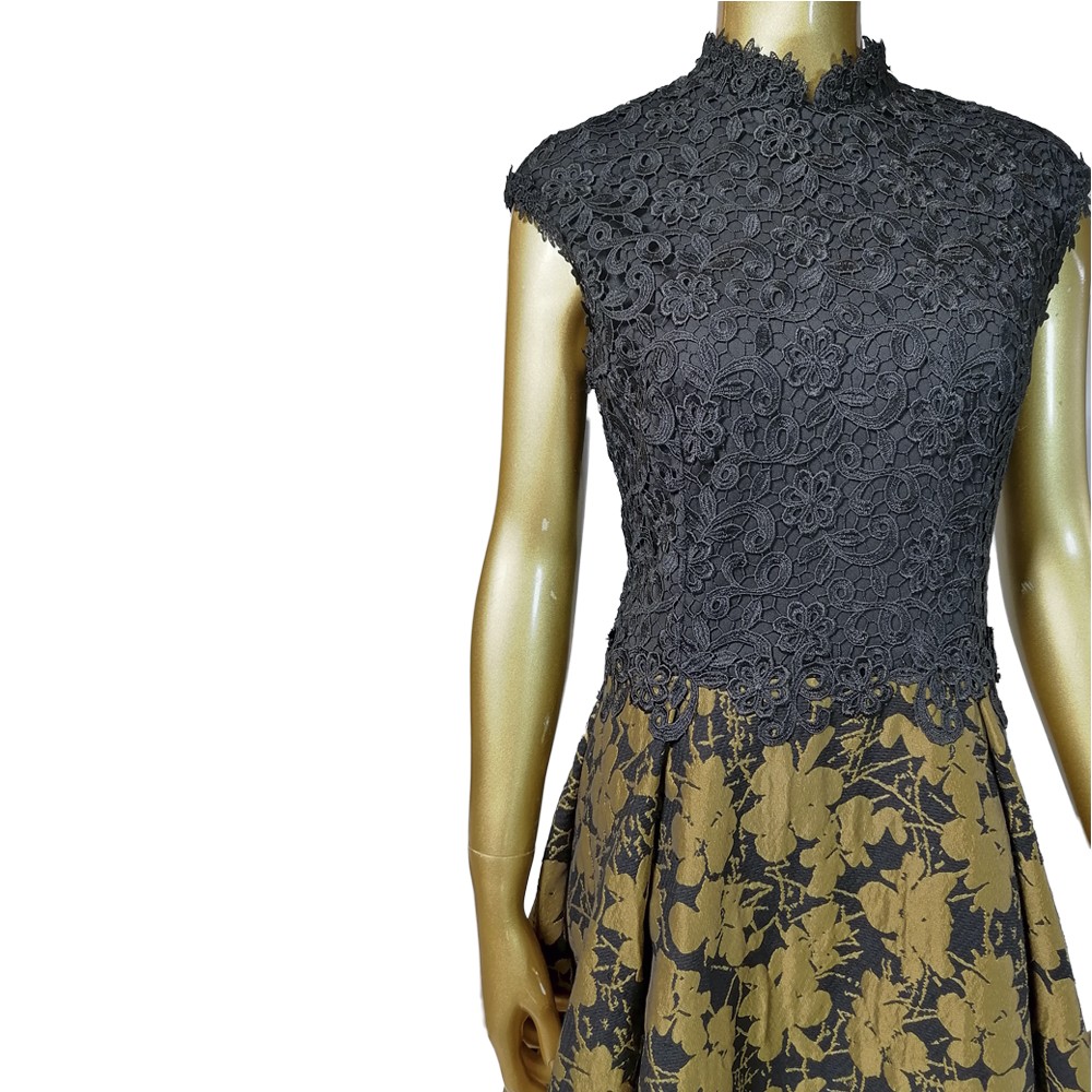 MODA DRESS ABITO 27 NERO/OCRA
