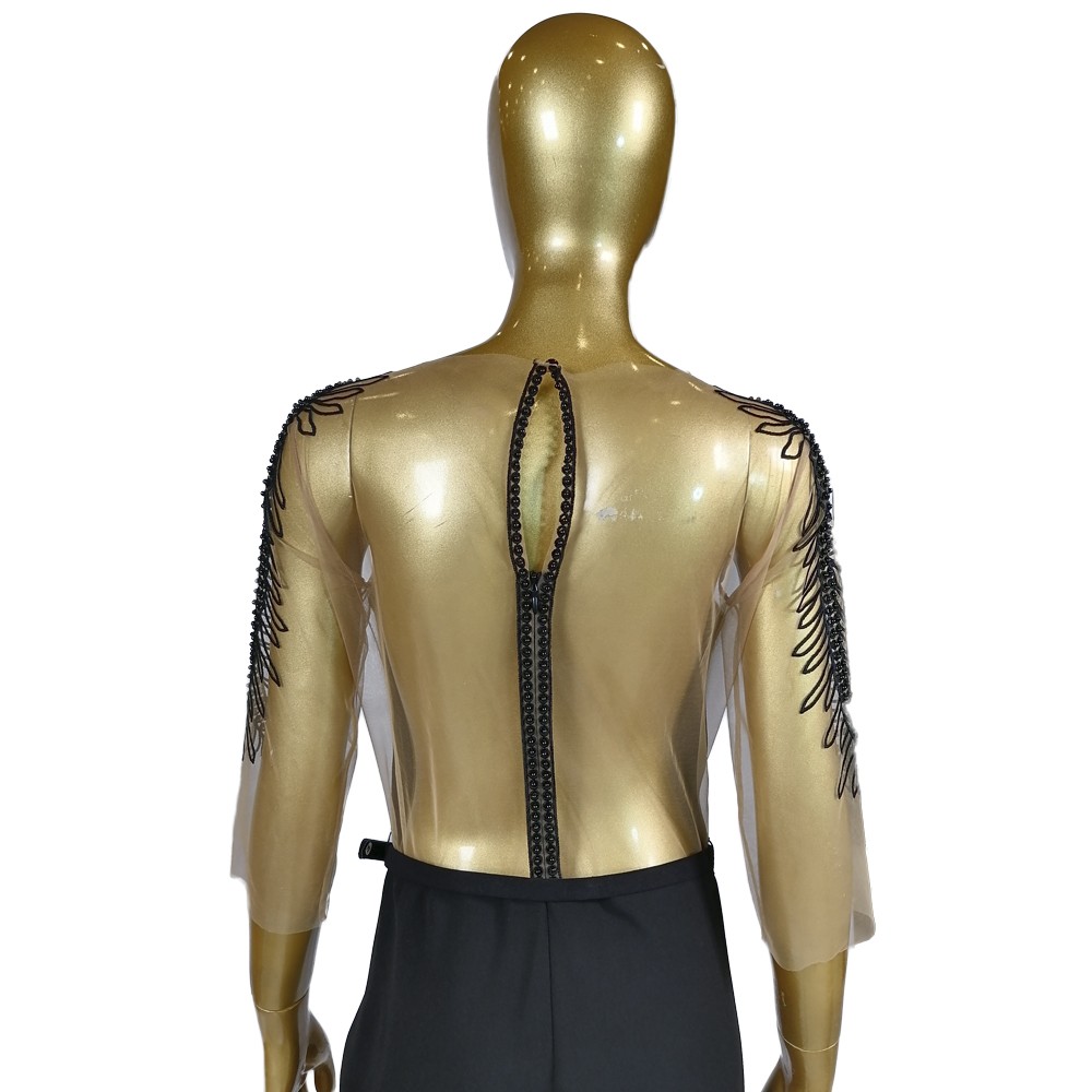 MODA DRESS TUTA+STOLA 38 NERO