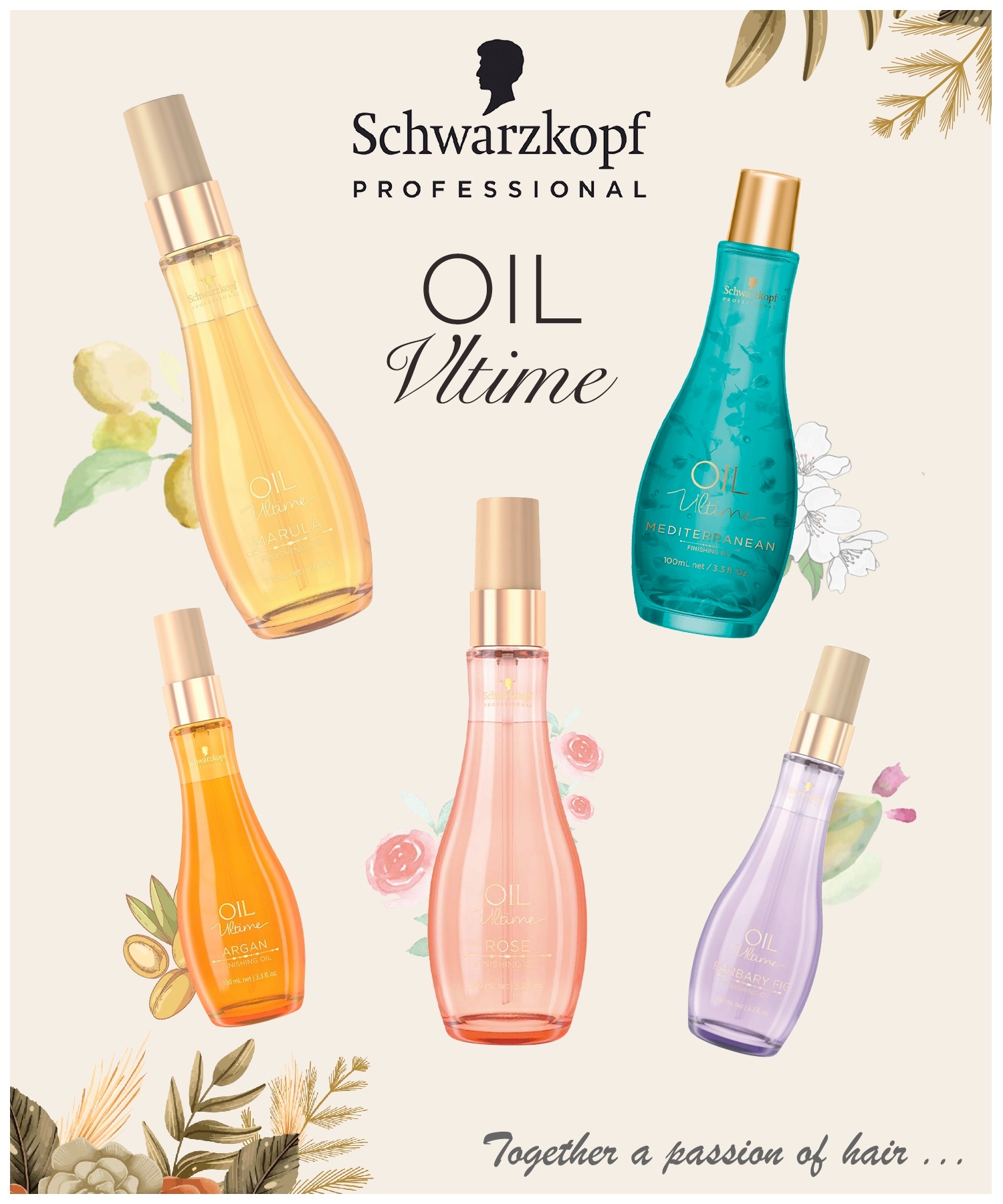 Oil. Ultime ROSE FINISHING OIL 100ML