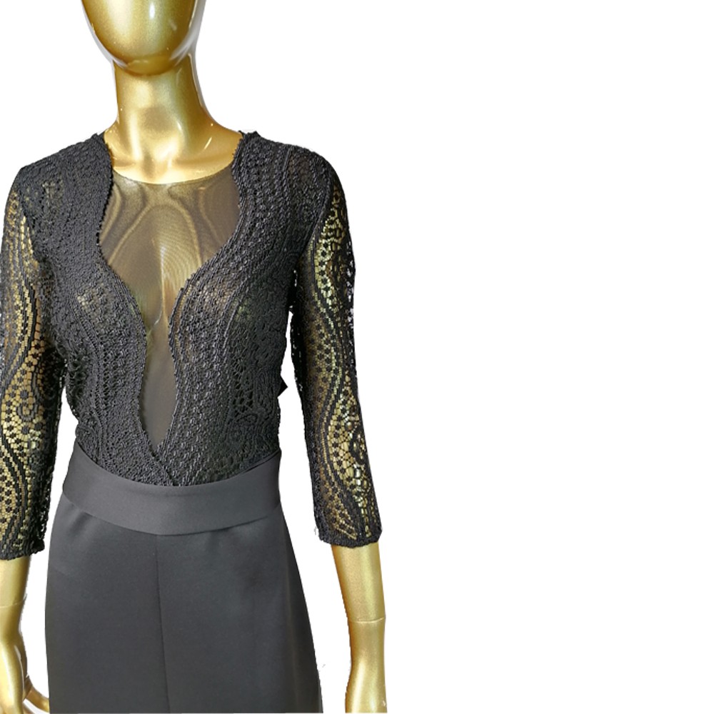 MODA DRESS ABITO 10 NERO