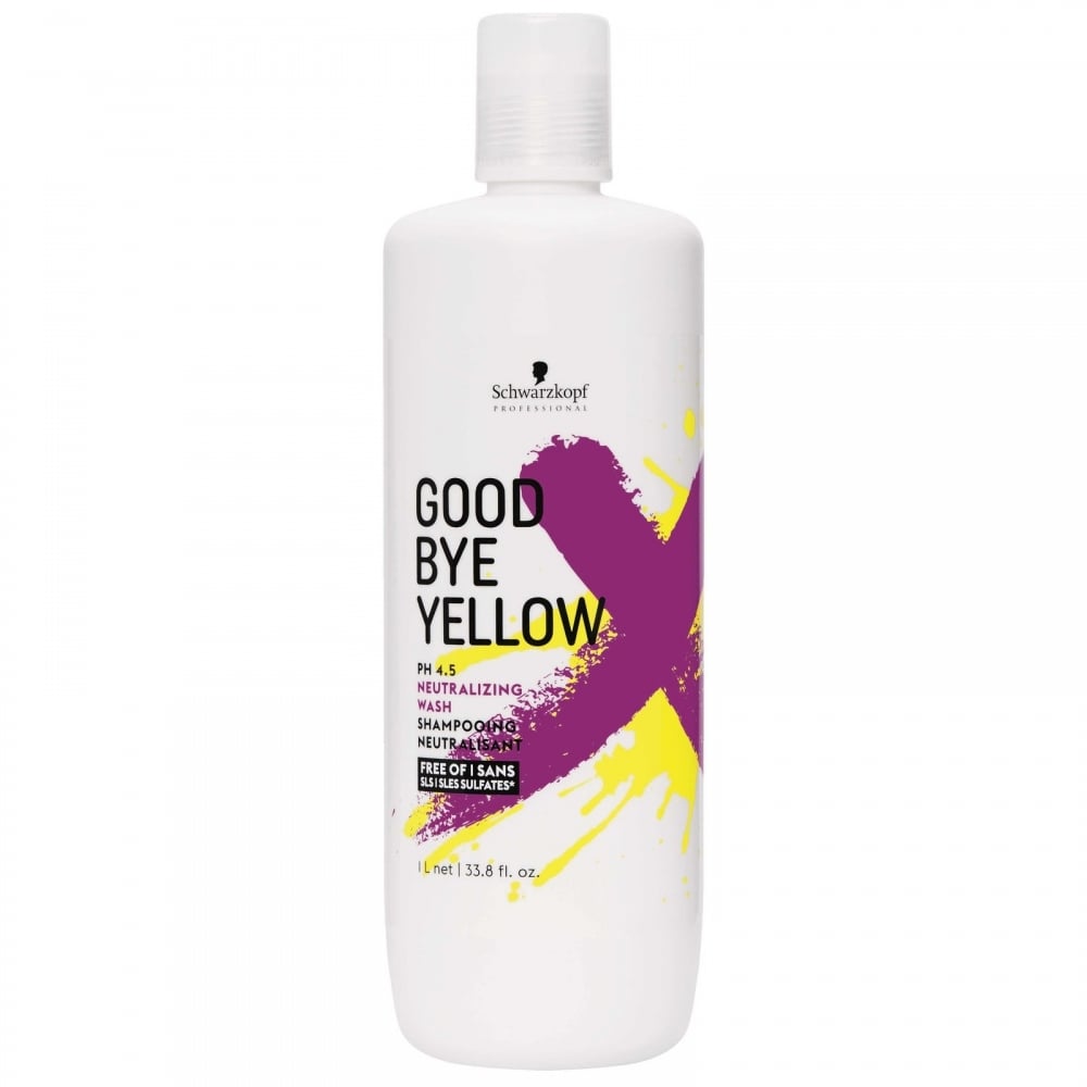 pH4.5. Goodbye Yellow Shampoo 1000ml