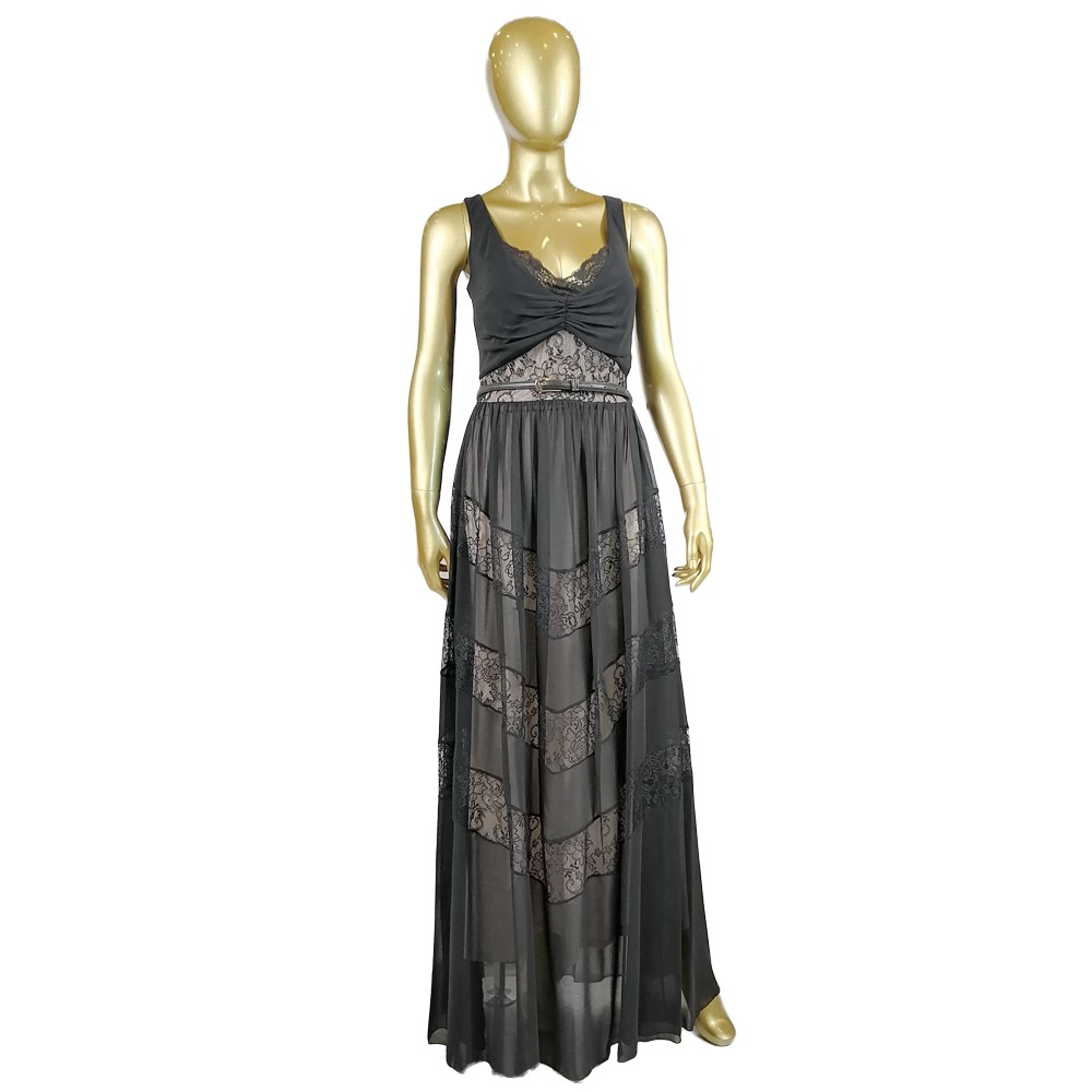 MODA DRESS ABITO 69 NERO/NUDO (42,44)
