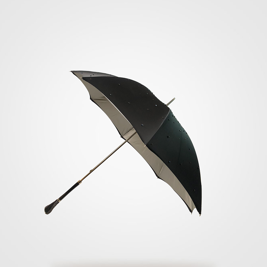 Pasotti (Black Swarovski® Umbrella, Double Cloth)