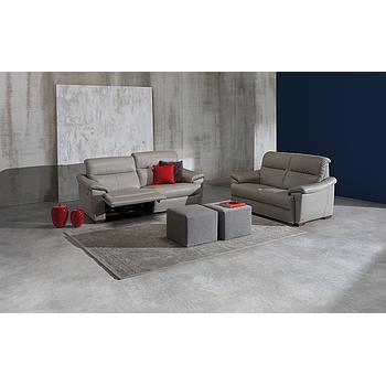 Leather-Alluminium(wood)Brand:Natuzzi(1+2+3)