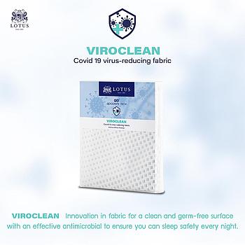 Viroclean Mattress Protector (Twin)-106*198 cm Brand:Hotel Lotus